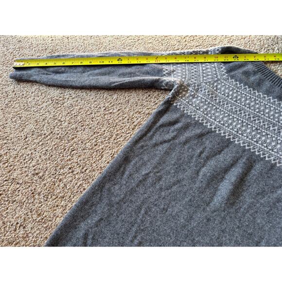 Celtic & Co Fair Isle Sweater Dress Lambs Wool Winter Nordic Classic Preppy - Picture 4 of 8